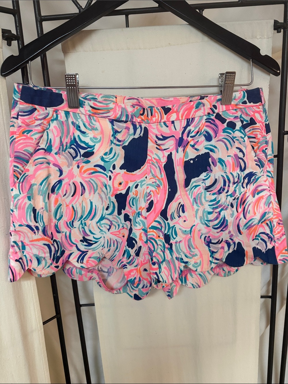 Lilly Pulitzer scalloped shorts